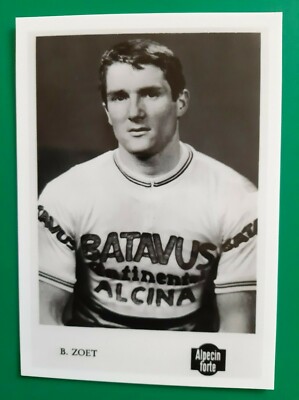 CYCLING cycling card BART ZOET team BATAVUS CONTINENTAL ALCINA
