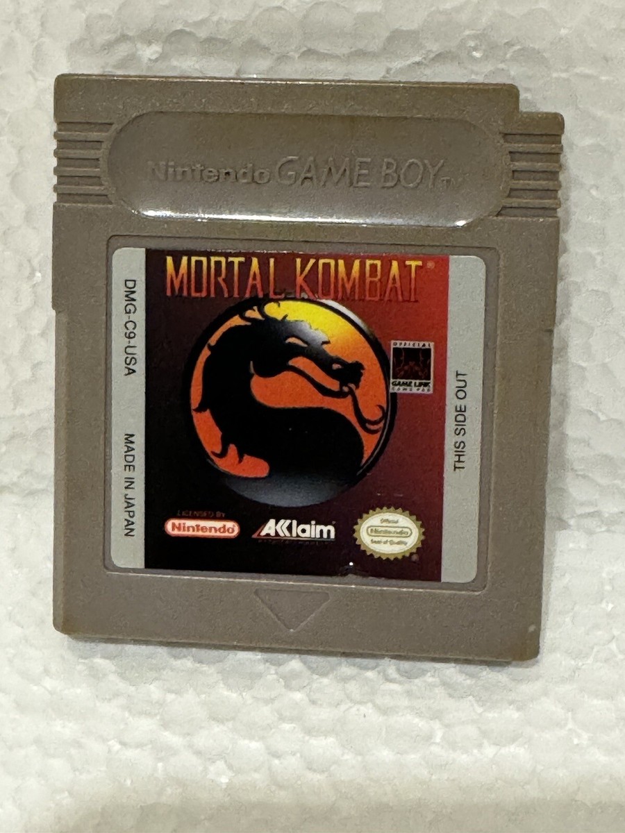 Jeu Mortal Kombat Version Originale Game Boy - Authentique - État Correct