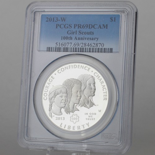 2013-W $1 Girl Scouts of the USA Centennial Proof Silver Dollar PCGS PR 69 DCAM - Picture 8 of 12