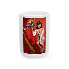 Jennifer Jayne #10 (Vintage Female Icon) White Coffee Mug