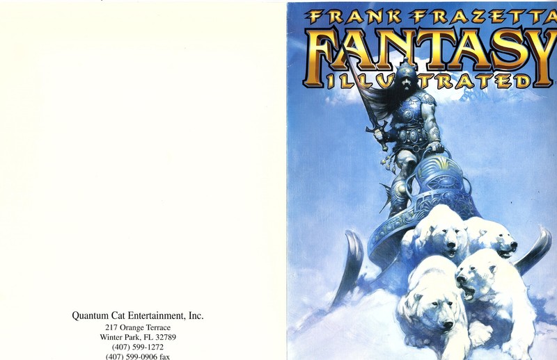 Frank Frazetta Fantasy Illustrated PROMO PACKET 1998 mint with original contents