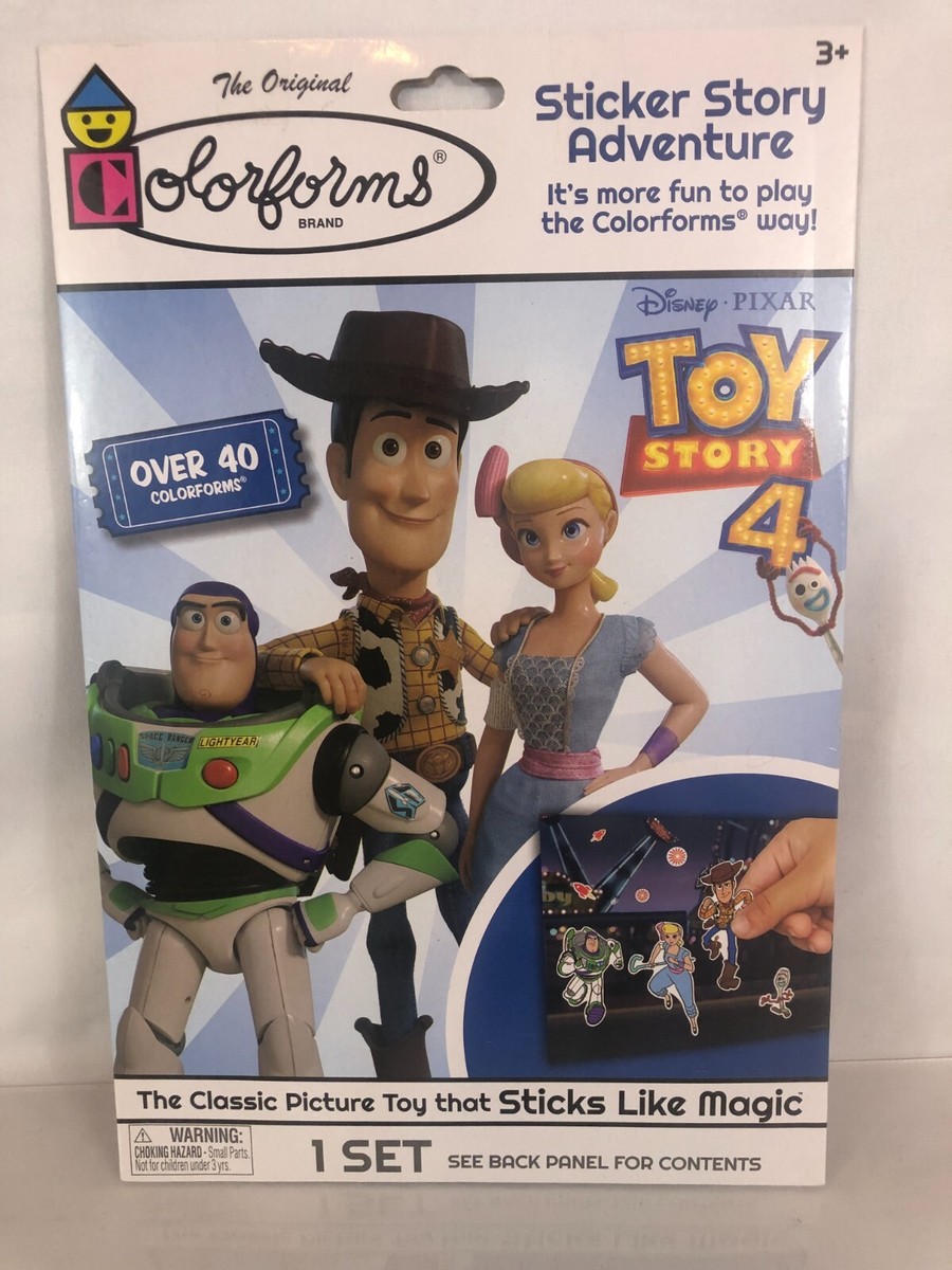 Colorforms Disney Toy Story Sticker Story Adventure Double Sided Play  Set