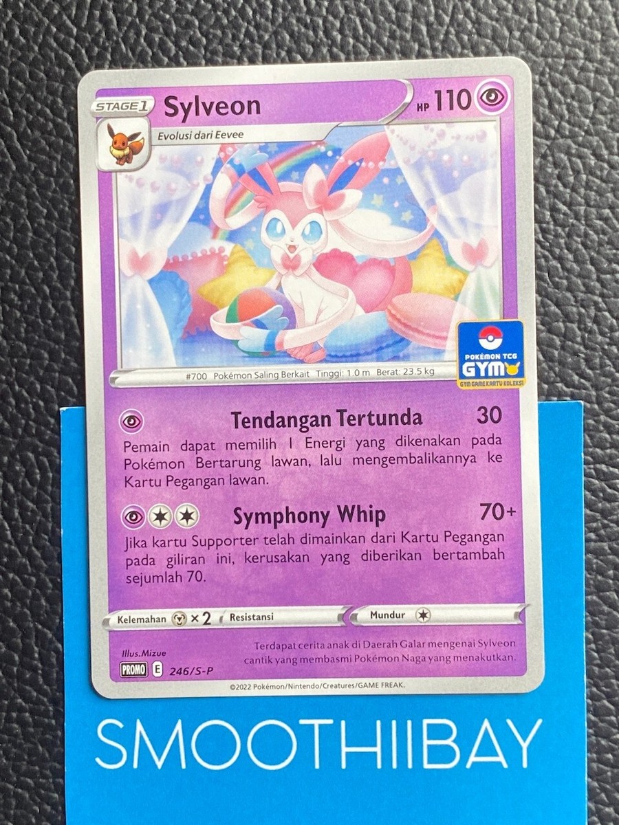 Sylveon Promo Gym 246/S-P Pokemon Card Indonesia Exclusive NM-Mint