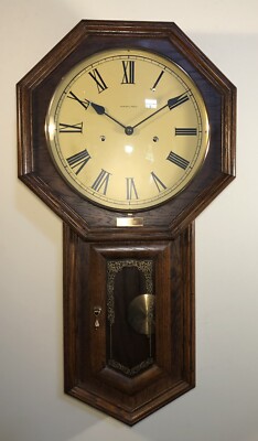 Hamilton Westminster Chime German 8 Day Drop Octagon Schoolhouse