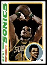 1978 Topps #19 Marvin Webster See Scan