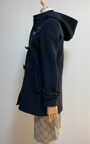 Blue Label Crestbridge Women's Duffle Coat Navy Wool Asian Fit 38 (S) - Picture 10 of 19