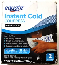 New Equate Instant Cold Compress - Ready To Uae - In Sealed Box