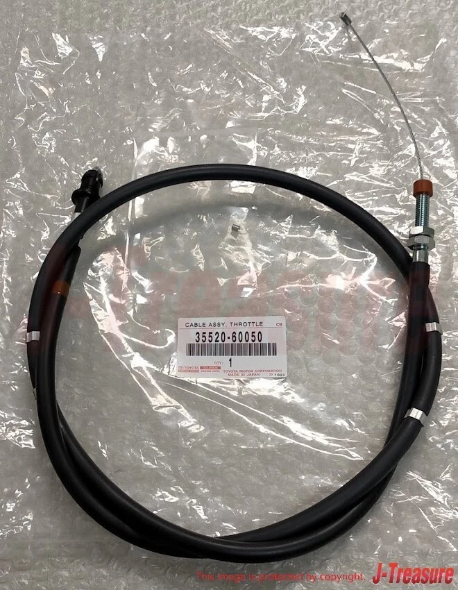 TOYOTA LAND CRUISER FJ62 88-90 Genuine Throttle Accelerator Control Cable OEM - Image 2 of 4