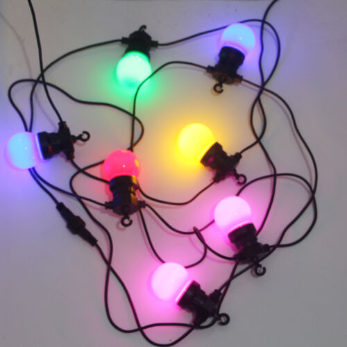 20 LEDs 13M G50 String Festoon Lights Colorful Globe Indoor Outdoor Connectable - Picture 14 of 24