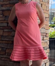 Calvin Klein Dress Size 12 Sleeveless Coral