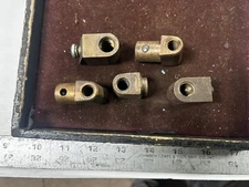 MACHINIST Jwy TOOL LATHE MILL Machinist Lot of Brass Nuts for Lathe Cross Slide?