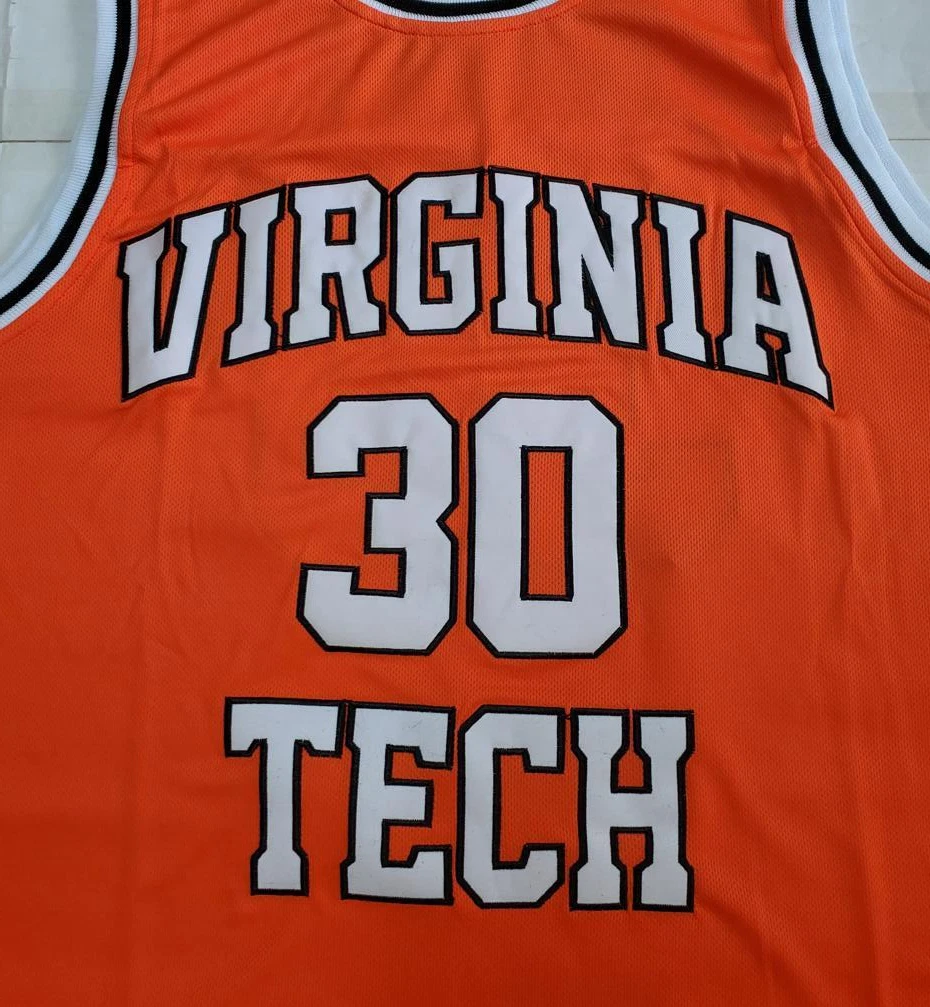 Curry Virginia Tech #30 Jersey