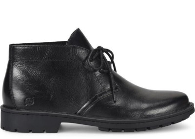 Born Men's Lincoln Full Grain Leather Chukka Black (Select Size)