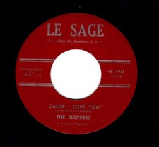 NORTHERN/SOUL HARMONY-BLENDERS-CAUSE I LOVE YOU/THE NEW DANCE-LE SAGE 732