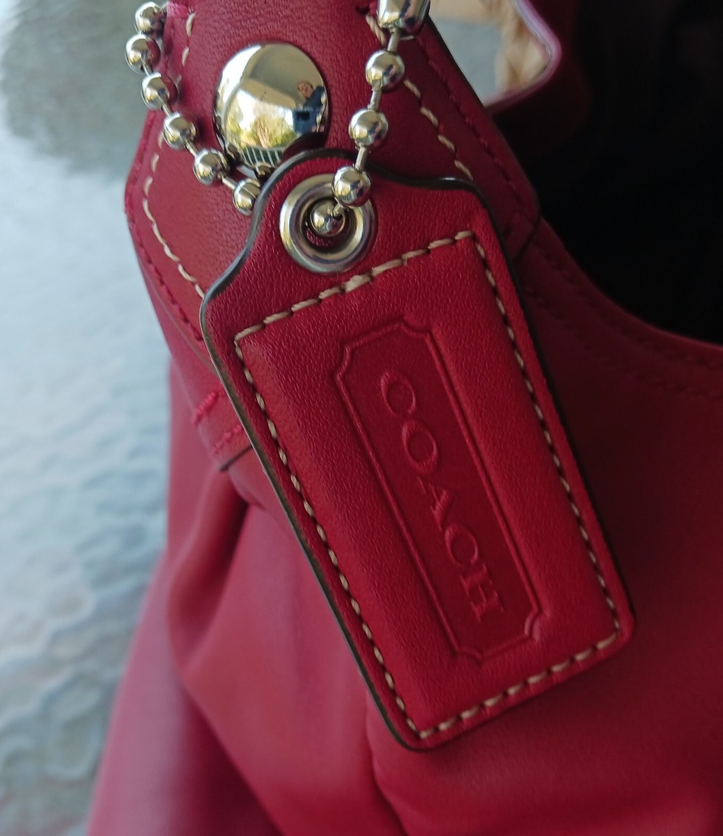 バッグ Coach Soho Red Signature Hand Bag Coach | Signature Soho Hobo Shoulder Bag | Preloved Designer
