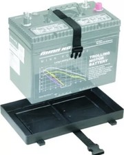 Attwood Battery Tray 27 Series 12-3/8L x 7-1/8W w/Buckle Strap 9093-5