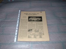 MORRIS ISIS MOTOR TRADER SERVICE INFORMATION SHEETS. FREE U.K. POST