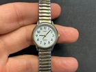 TIMEX Indiglo Unisex Watch Vintage W/ Stretch Bracelet New Battery Working