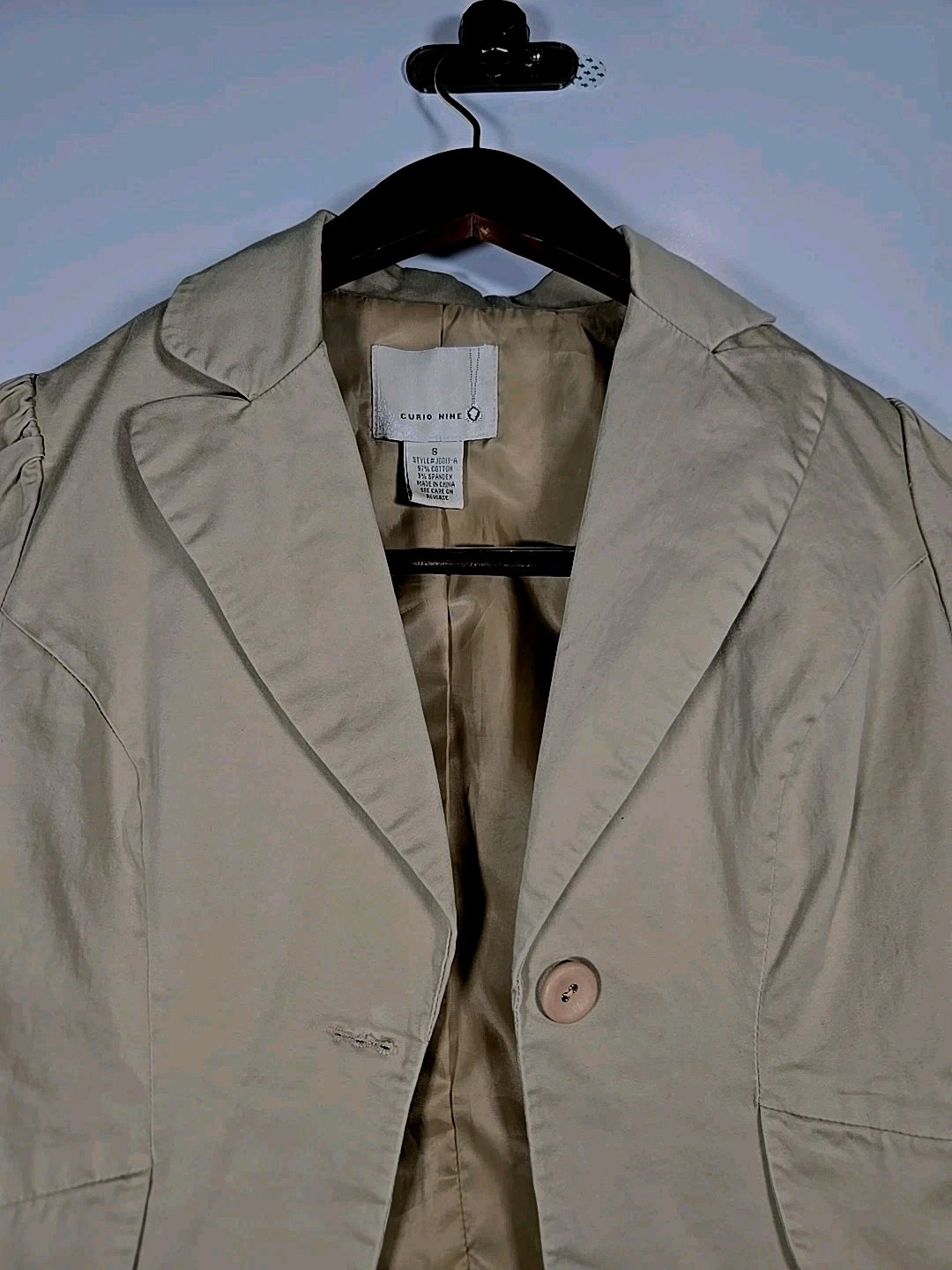 Curio Nine Teens  Blazer Solid Jacket Outwear  Su… - image 2