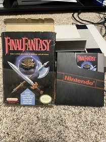 Final Fantasy Nintendo NES With Box, Sleeve, and Cartridge