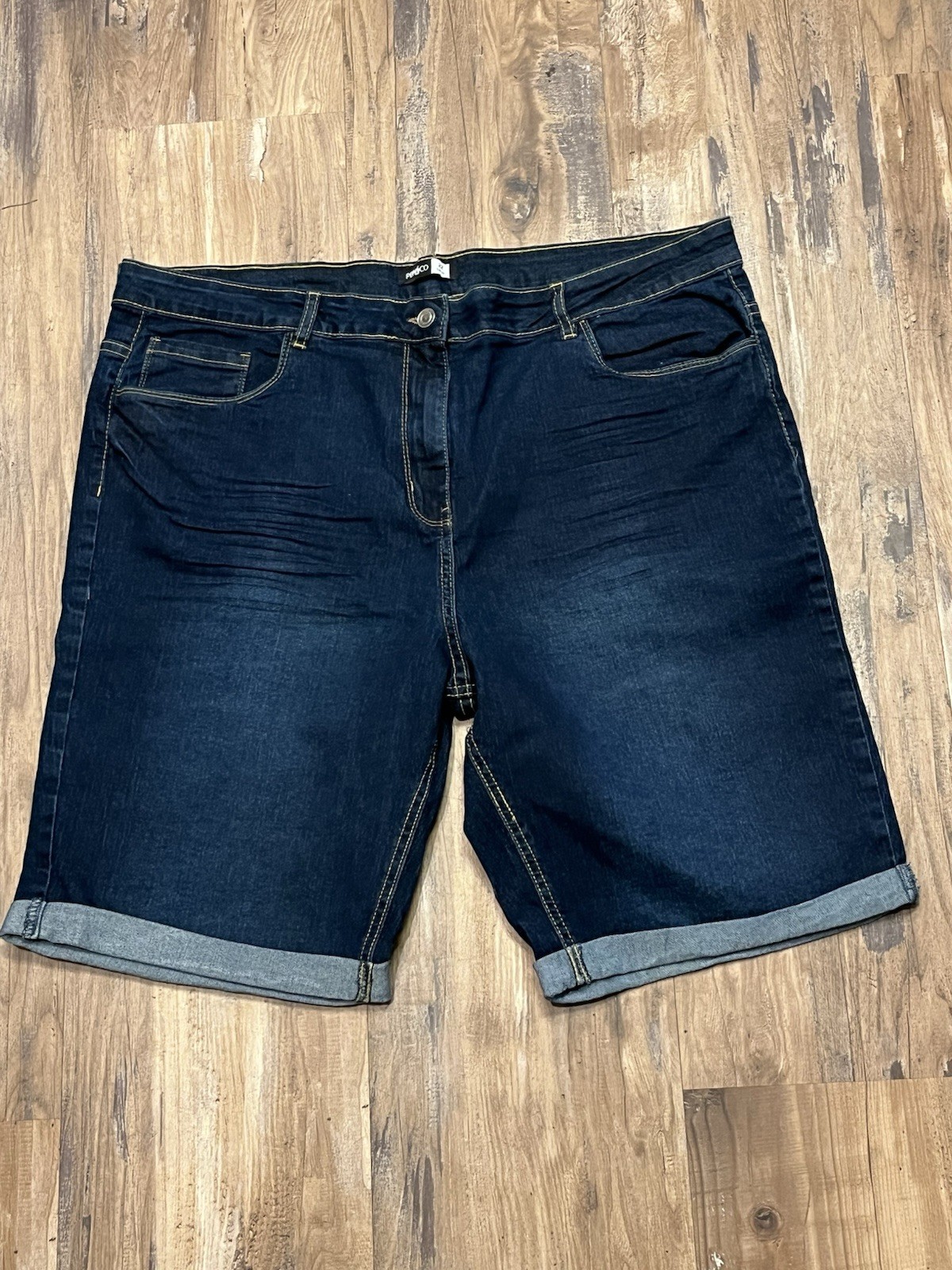 Women's Denim, Cuffed Shorts By Pep&Co, Size 20