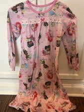 Disney Princess Pink Nightgown Long Sleeve Girls Size 6x