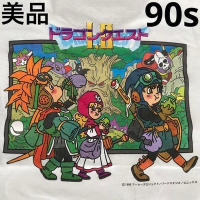 [Used] Super Rare Good Condition Dragon Quest 1999 Vintage T-shirt Slime