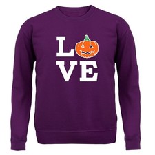 Pumpkin Love - Kids Hoodie / Sweater - Pumpkins Halloween Funny Fancy Dress