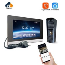 Hayway Sonnette Vidéo 1080P avec Écran Tactile 7 Pouces Tuya Smart