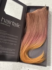 Hair Talk Extensions Hairband 16"/40 custom color OMBR  PINK - worn 3 times 