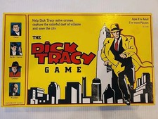 The DICK TRACY Game Board Game Complete University Games 1990