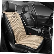 Beaded Car Seat Covers for Cars, Single Seat - 1Back 1Seat Separated Bare Wood