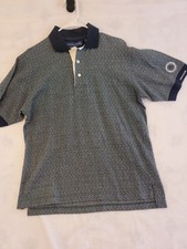 Nicklaus Mens Lg 100% Cotton Golf Polo Geomet...