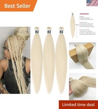 Lightweight Pre-Stretched Blonde Braiding Hair 30 Inch for Effortless Styling