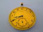 ANTIQUE 1911 LONGINES 43mm FOB POCKET WATCH MOVEMENT CROWN & STEM GOLD FACE