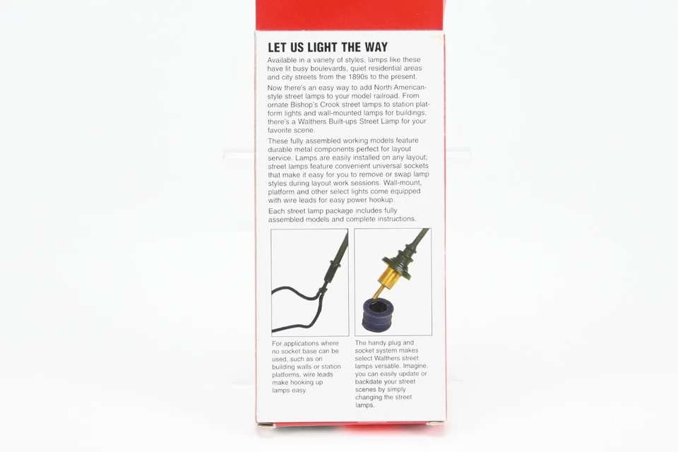 Escala HO - Walthers Cornerstone Series - Lâmpadas - Single Bishop Crook #933-1090 - Imagem 3 de 4