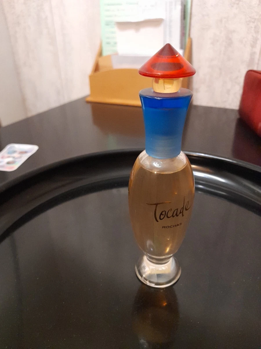 Broche Parfum Vintage TOCADE De ROCHAS - Métal Doré Et Résine Orange - Parfait État - Rare