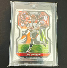 Panini Prizm 2020 Joe Burrow Rookie Base #307 Cincinnati Bengals NFL Card. rookie card picture