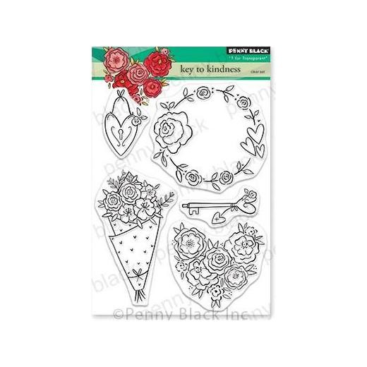Penny Black Clear Stamps - Key To Kindness 30-665