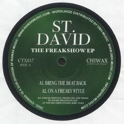 ST DAVID - The Freakshow EP - Vinyl (12'')