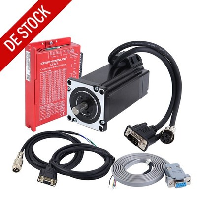 STEPPERONLINE 1-Achse Nema24 Closed Loop Schrittmotor 4Nm &CL57Y Treiber CNC Kit
