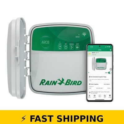 Rain Bird ARC8 Smart WiFi Irrigation Timer/Controller, 8-Zone