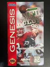 NFL Quarterback Club 96 SEGA Genesis Instruction Manual Only