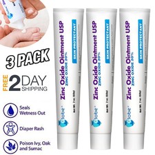 3 Tubos 2 Oz Ung ento De Oxido De Zinc 20 Crema Pa alitis Para Rozaduras Bebe