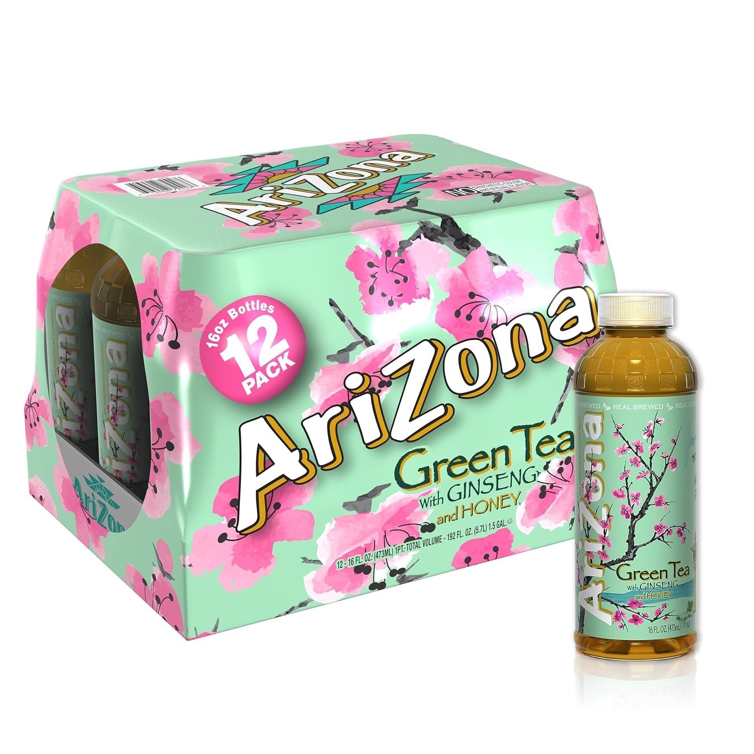 With Ginseng And Honey - 16 Fl Oz (pack Of 12)