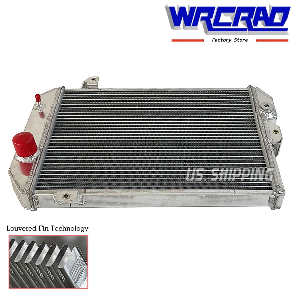 Radiador 256 para Volkswagen Fox GL BASE 1987-1993 1992 1,8 L L4 GAS todo aluminio Foto 4 de 4