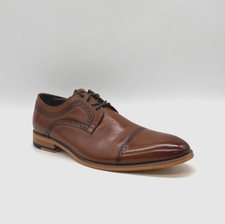 Stacy Adams Dickinson Brown Leather Cap Toe Oxford Dress Shoes Men's Sz 11M