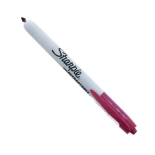 Sharpie 36716 BERRY Marker Fine Point Retractable No Cap Permanent 12 Count