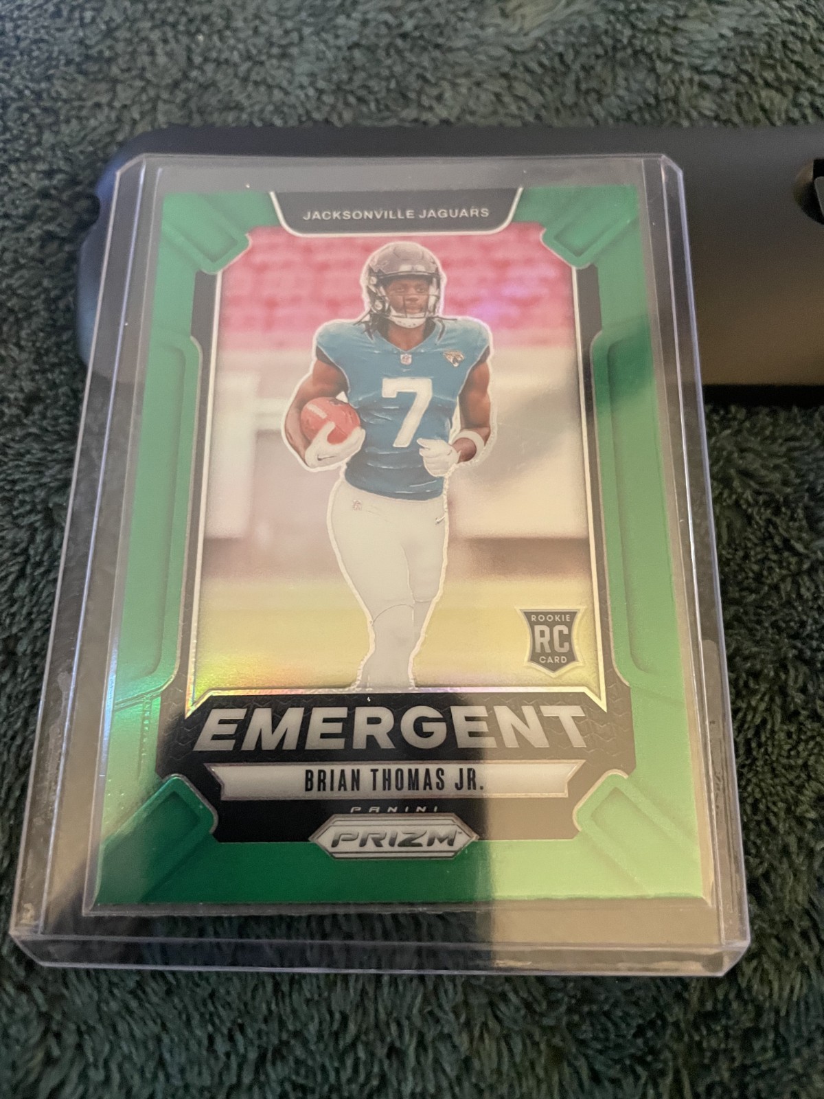 2024 Prizm - Emergent Brian Thomas Jr. #12 Green