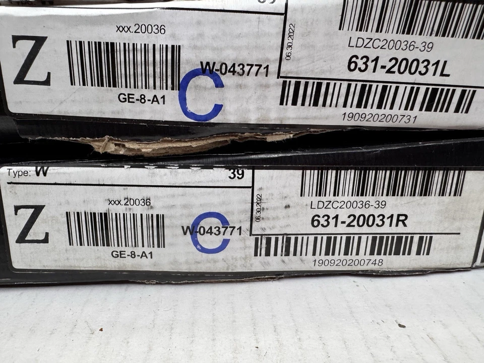 For Jaguar XF 17-20 Brake Rotors DFC  Drilled & Slotted Front Left & Right PAIR - Изображение 4 из 4